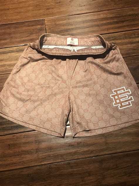 buy gucci shorts|eric emanuel gucci brown shorts.